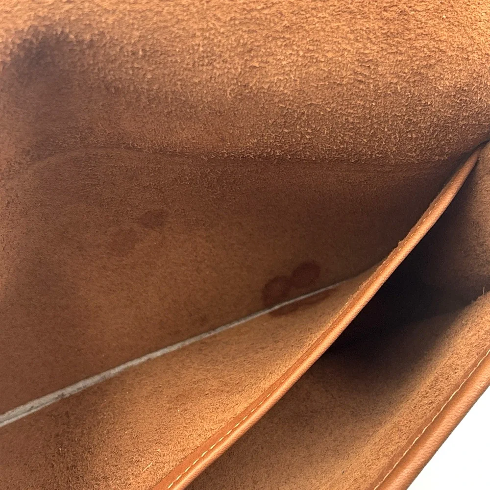 Vintage Coach 1116 Flap British Tan Leather Crossbody Purse Bag Classic